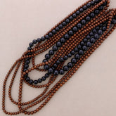 Collar Multifila Bolas Resina