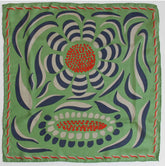 Square Silk Forget-me-not Khaki