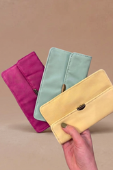 Monedero de cuero con múltiples bolsillos Pm40u