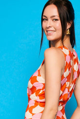 Long Orange Gorliz Dress