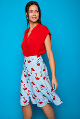 San Juan Light Blue Skirt