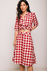 San Juan Vichi Red Skirt