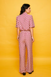 Conil Hose Fuchsia Ribbon