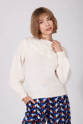 White Casiopea Sweater