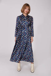 Long Navy Earth Dress