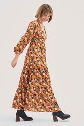 Comet Flower Long Dress