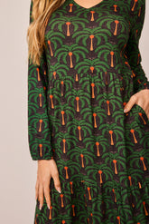 Short Soto Black Palmer Dress