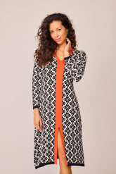 Vestido Largo Musgo Flor