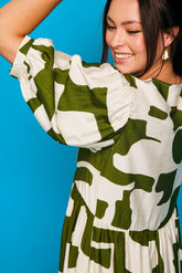 Long Green Cambrils Dress