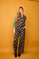 Flora Yellow Flower Vest