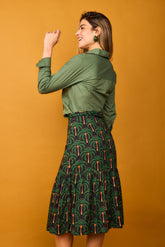 Palmer Black Pineapple Skirt