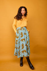 Falda Hojas Guepardo