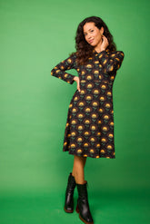 Short Yellow Flower Elf Dress