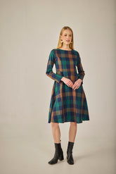 Blue Plaid Witches Dress