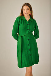 Kurzes Kleid Nantes Grün
