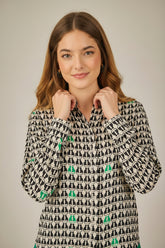Camisa Atenas Gato verde