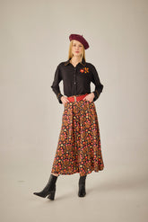 Paris Floral Skirt