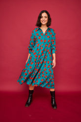 Vestido Largo Fuego Mariquita