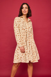 Beiges Lake-Kurzkleid