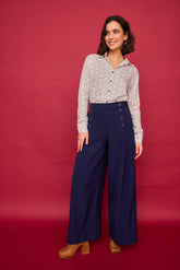 Nenufar Marineblaue Hose