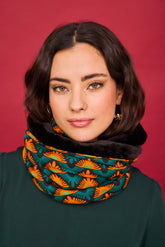 Neck Collar Oi25 Green Triangle