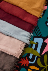 COLORFUL MOHAIR SCARF