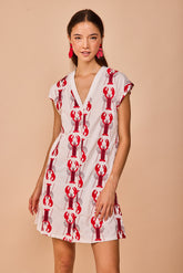 Rotes Rodiles-Kleid