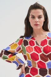 Ceres Multicolor Long Dress