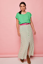 White Palm Tree Skirt