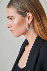 Damenmütze mit Klappe aus 100 % Wolle, Größe 31