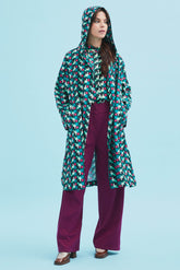 Saturn UFO Green Trench Coat