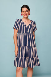 Vestido Corto Ola Oscuro