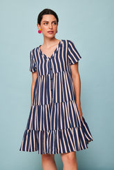 Vestido Corto Ola Oscuro