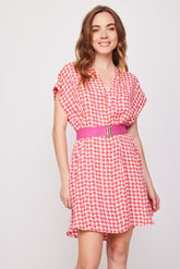 Vestido Corto Refresco Rojo