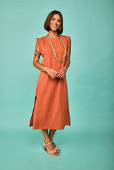 Vestido Castropol Teja