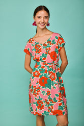 Vestido Corto Luarca Rosa