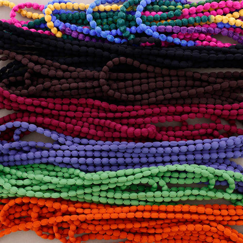 Collar Multi Vueltas Lana Bolitas