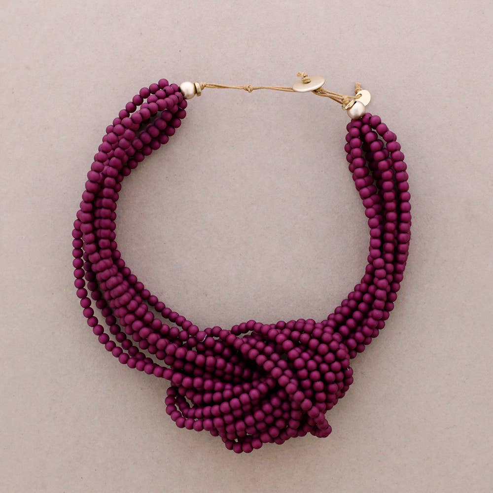 Resin Bead Knot Choker (B)