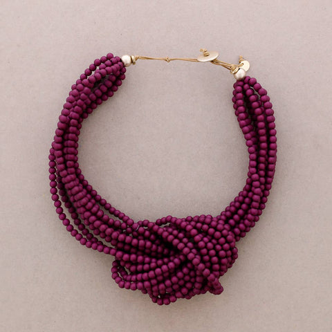 Resin Bead Knot Choker (B)