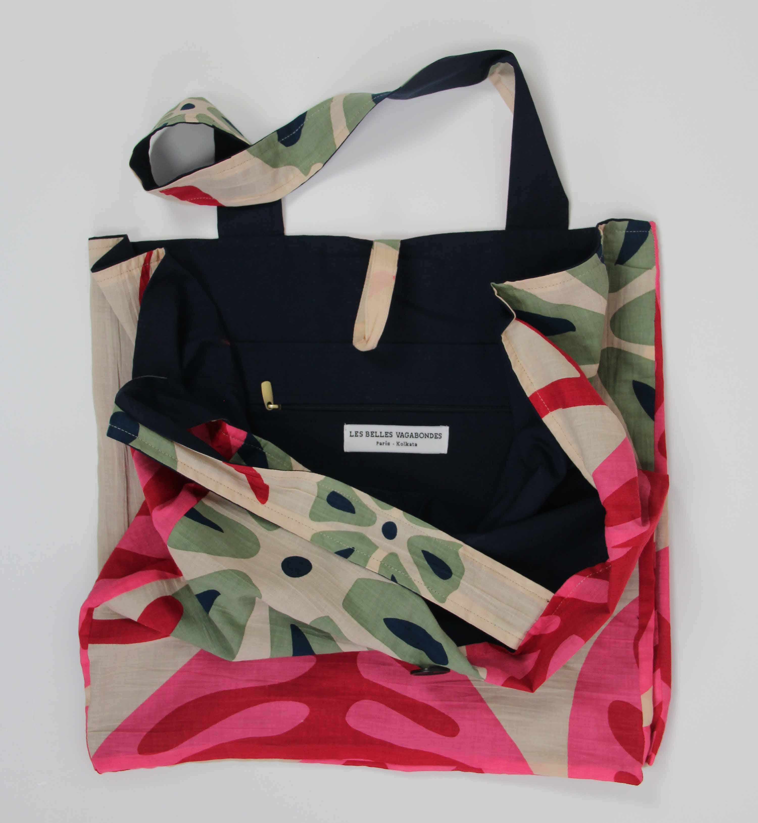Bolsa de algodón reciclado Ecuador Rosa Pink
