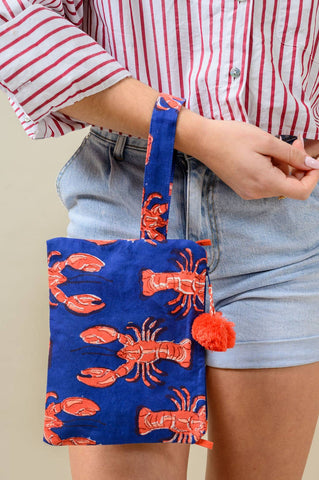 Bolsa de mano con diseño de langosta