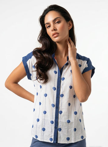 Camisa Benidorm azul