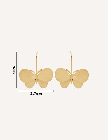 Pendiente mariposa 3D