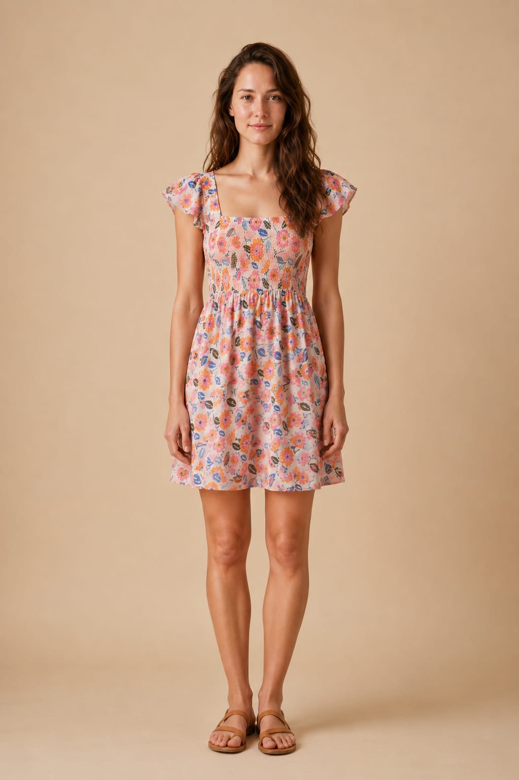 Kurzes grünes Estepona-Kleid