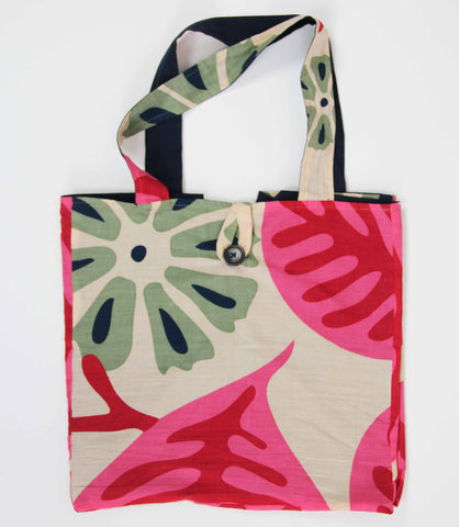 Bolsa de algodón reciclado Ecuador Rosa Pink