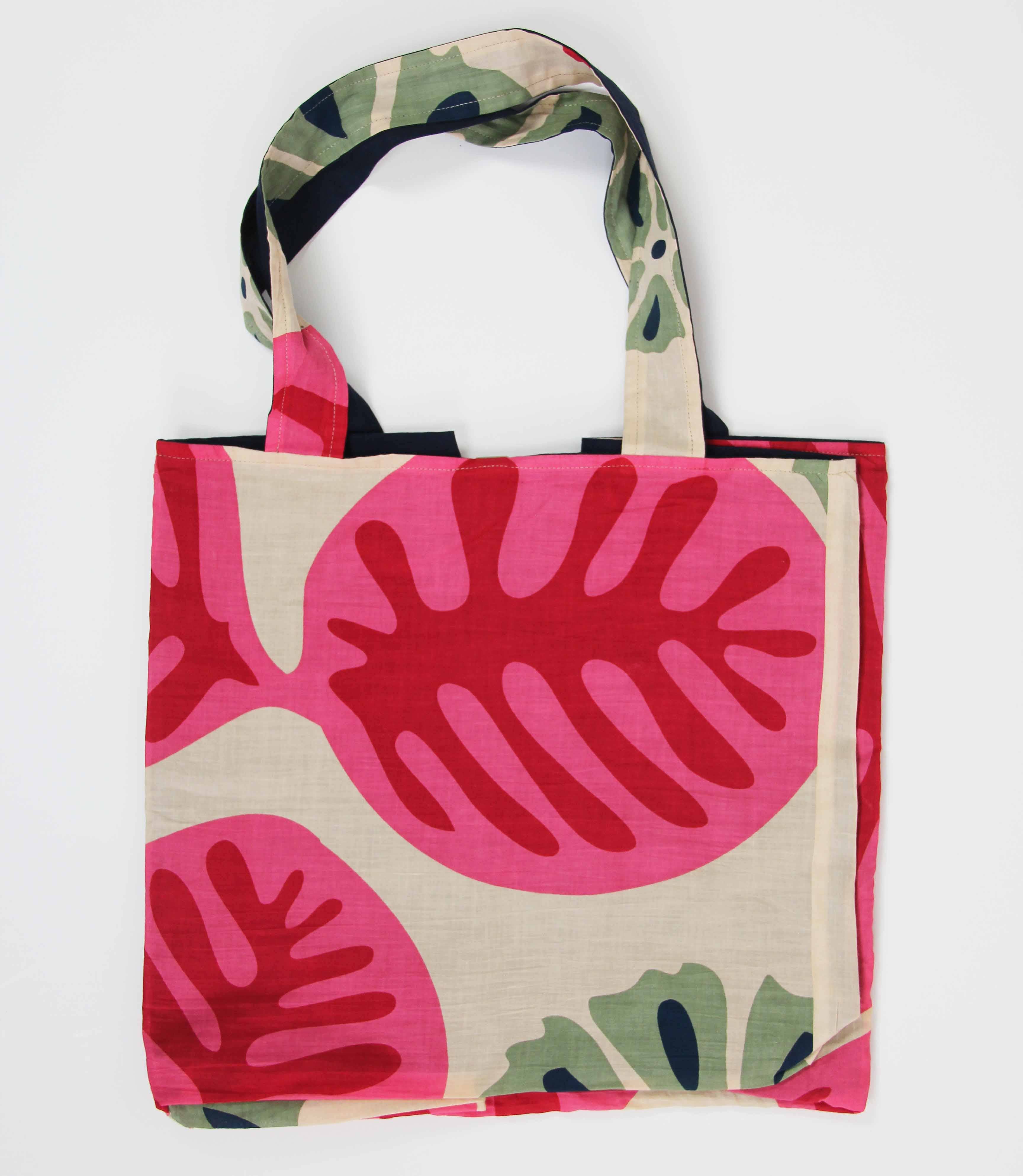 Bolsa de algodón reciclado Ecuador Rosa Pink