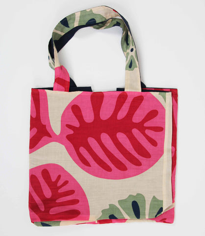 Bolsa de algodón reciclado Ecuador Rosa Pink