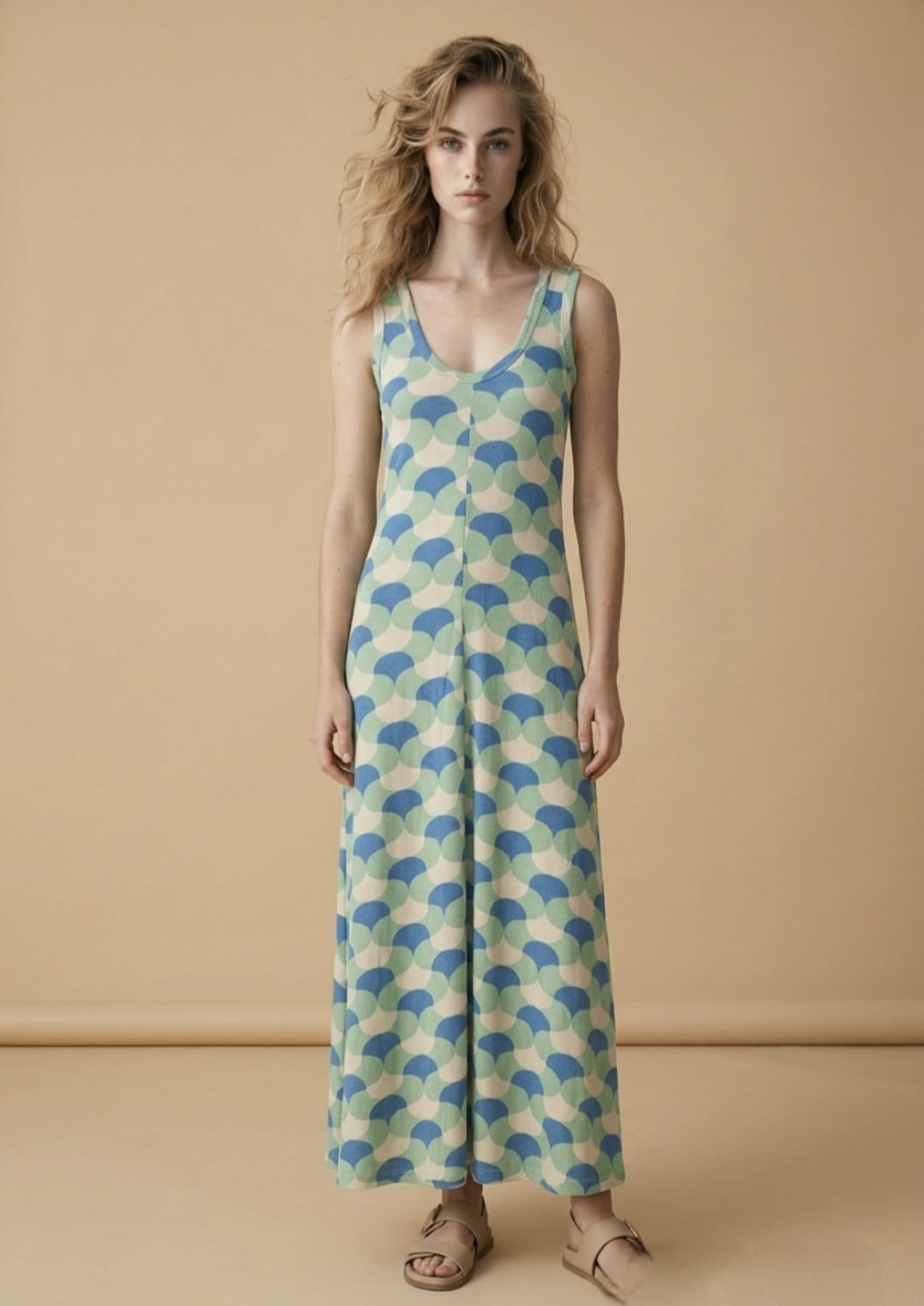 Vestido Largo Gorliz Verde