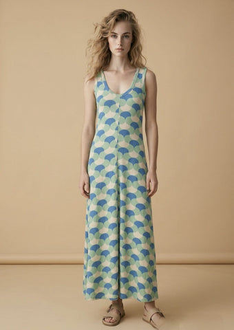 Vestido Largo Gorliz Verde