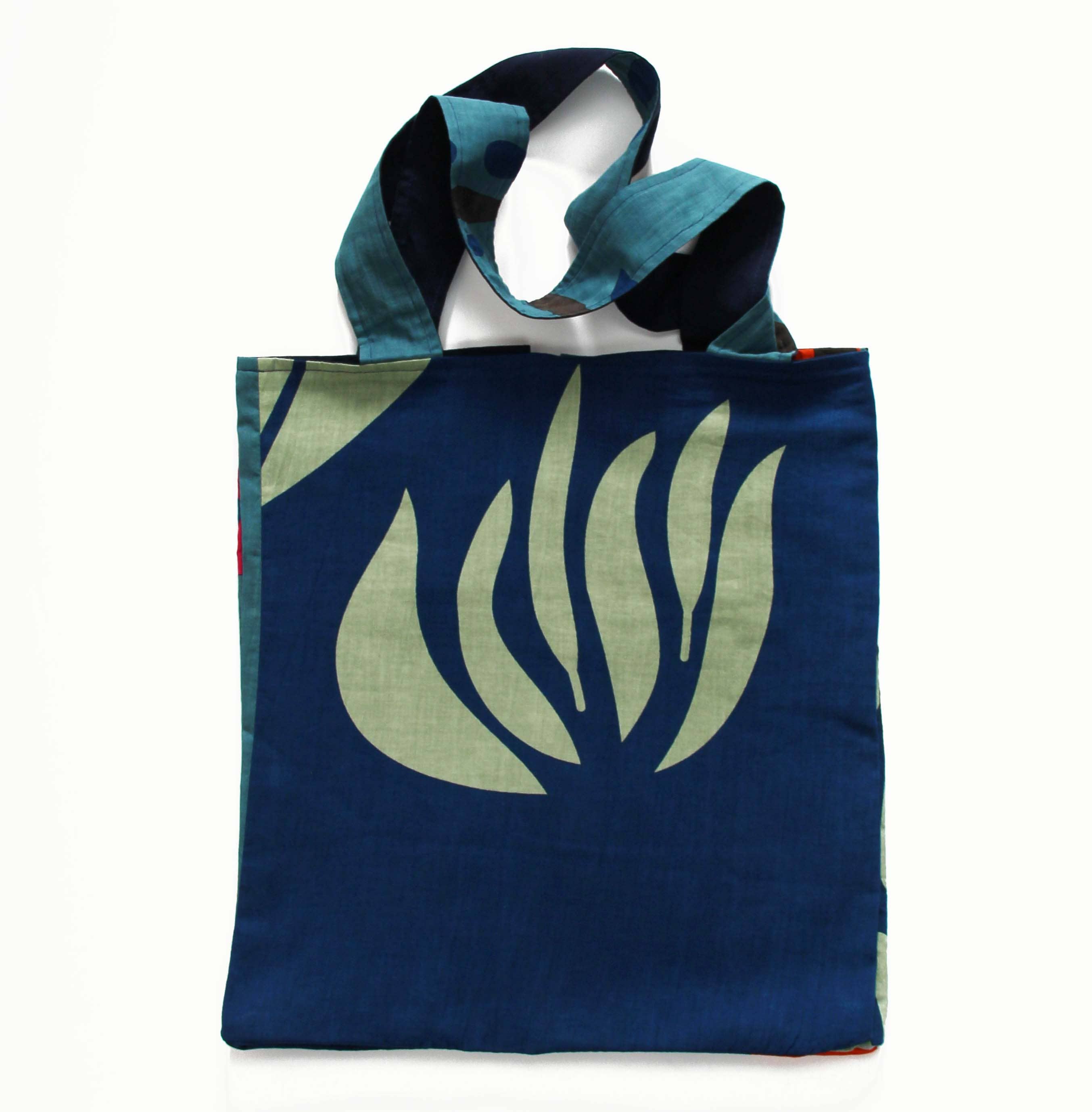 Bolsa de algodón reciclado Cap Breton Marine Navy